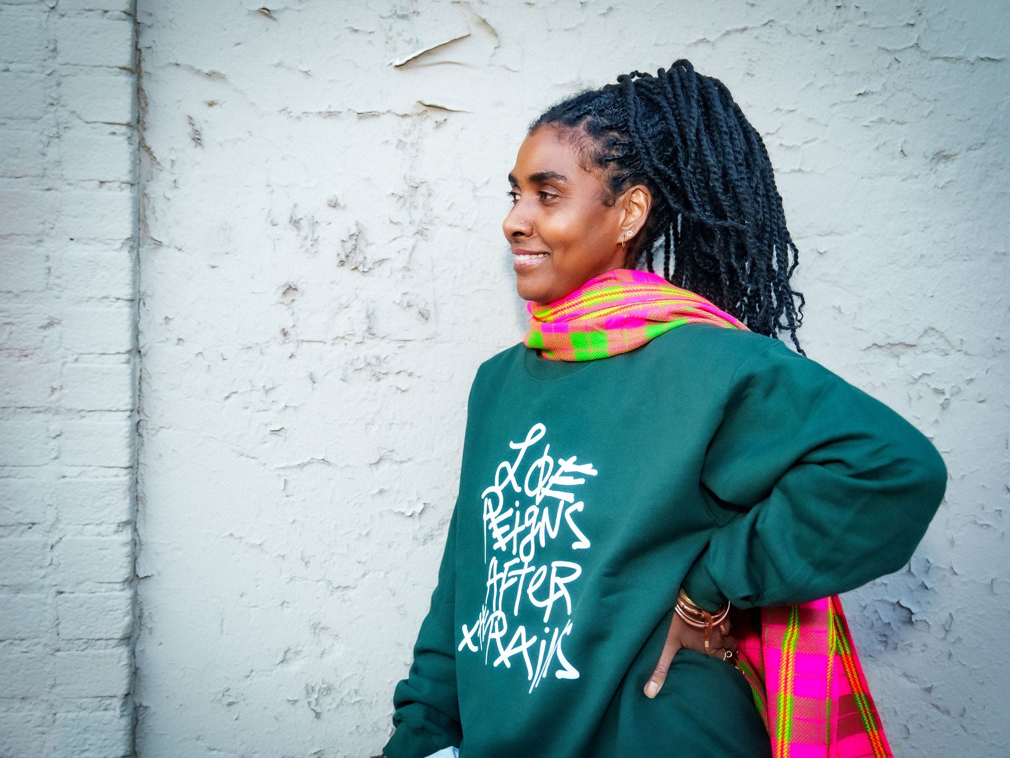 Love Reigns after the Rains - Forest Crewneck